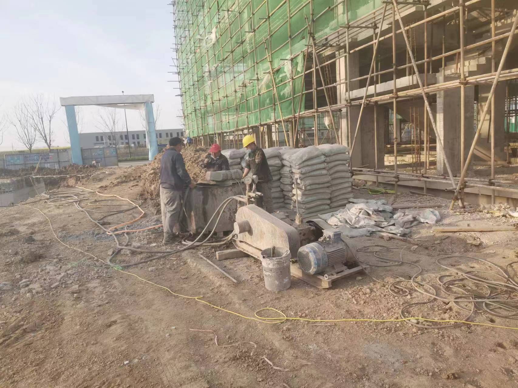 邵东别墅下沉注浆